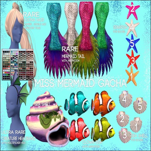 [NYNE] Miss Mermaid - Shell Cover - 03 