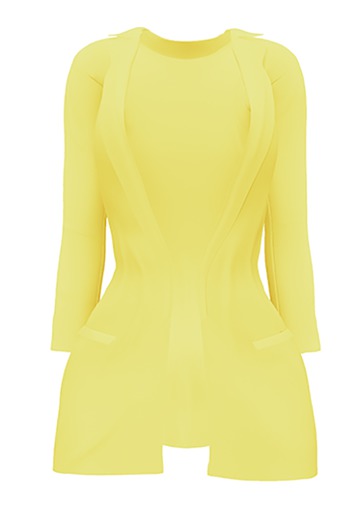 MARTI - Mila Blazer Yellow