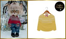 DB DINKIES CHRISTMAS SWEATER yellow