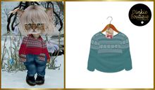 DB DINKIES CHRISTMAS SWEATER sea