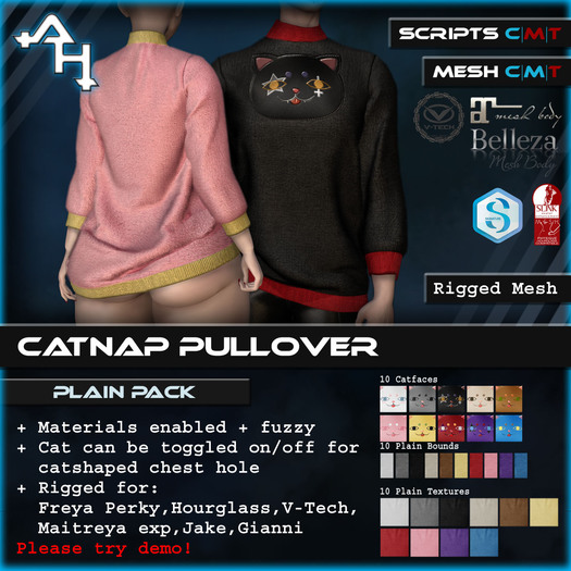 +AH+ Catnap Pullover Plain Pack