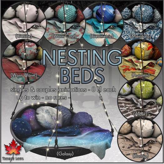 Trompe Loeil - Nesting Bed Worn Warm