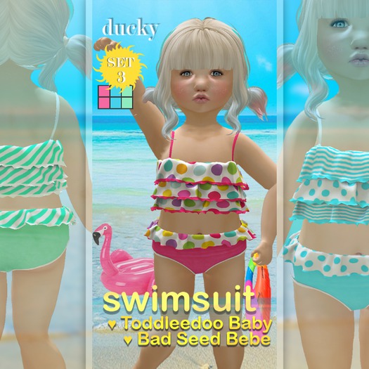 Ducky- Swimsuit Set 3 - BSBebe-TDBaby