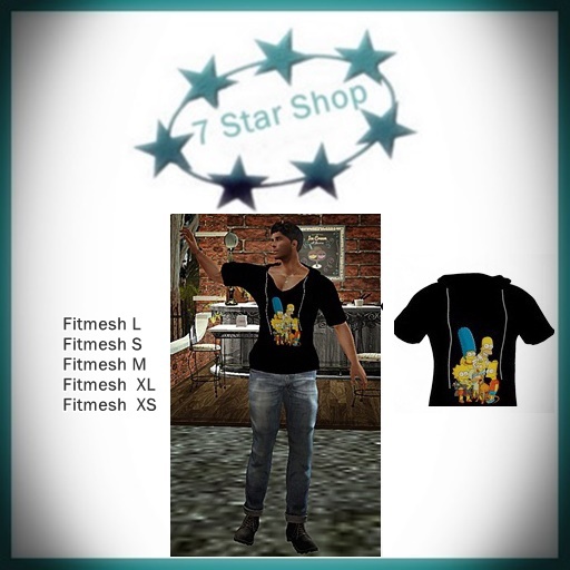 Simpsons black Mens  t-Shirt