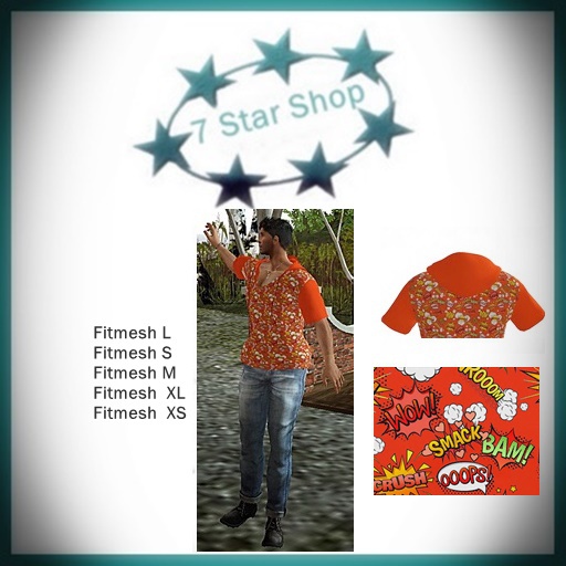 Cartoon orange Mens  t-Shirt