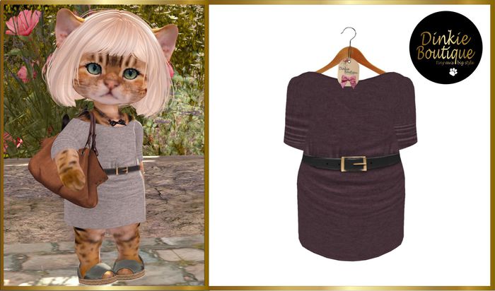 *DB* DINKIES MONA DRESS plum