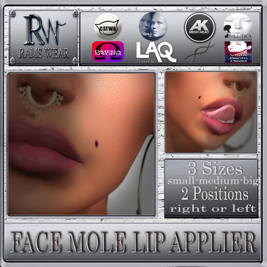 RWM1- R.W. -Face Mole Lip Applier