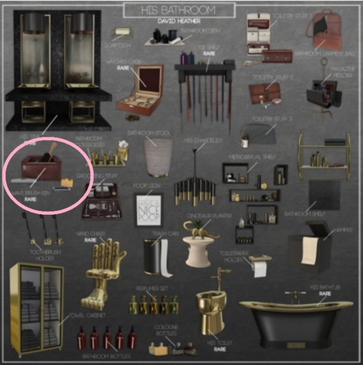 -David Heather-Wave Brush Bin RARE