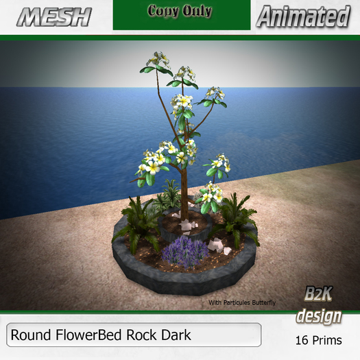 Flowerbed  Round Rock Dark