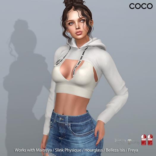 *COCO*_UltraCroppedHoodie_SilverWhite
