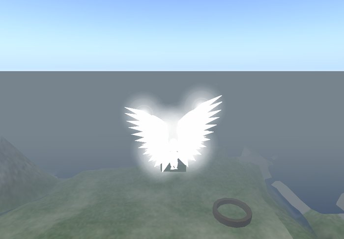 Mini Angel Wolf Avatar