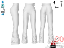 Dae Obj FBX For Two Belts Bell Edge Spaniard Legs Pants Maitreya, Voluptuous, Belleza, Tonic