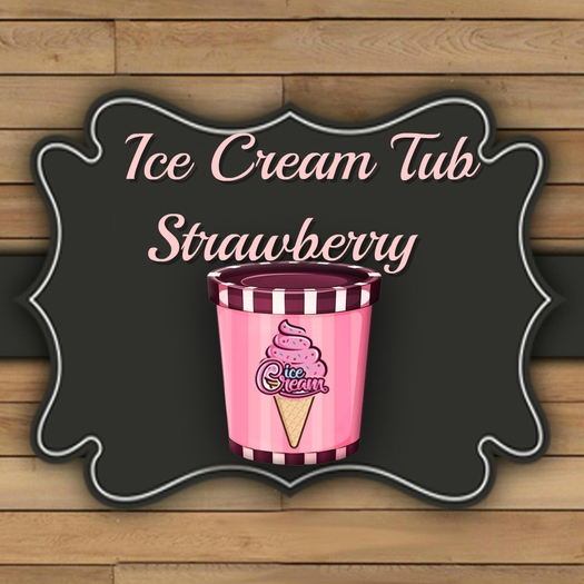 DFS Ice Cream Tub - Strawberry