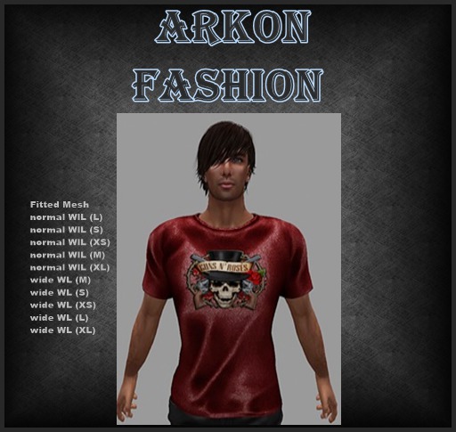 Mens Shirt Guns N Roses2