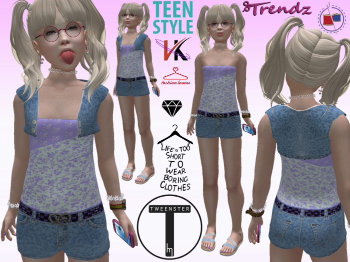 V&K Design Tweenster Kathrin complete Jeans Outfit