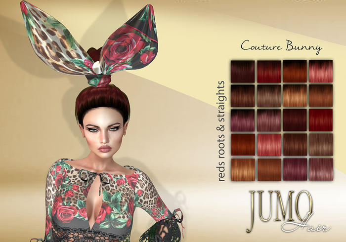 .:JUMO:. Couture Bunny Hair Reds - ADD ME*
