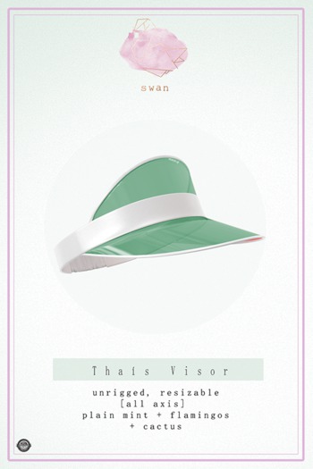 Swan Thais Visor Cap Mint
