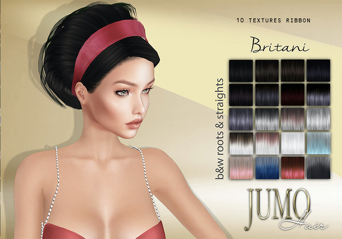 .:JUMO:. Britani Hair Black&Whites - ADD ME*