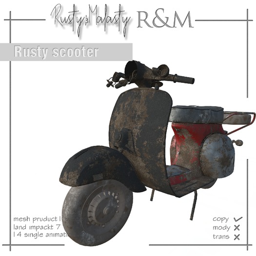 Rusty&Malasty _rusty scooter BOX