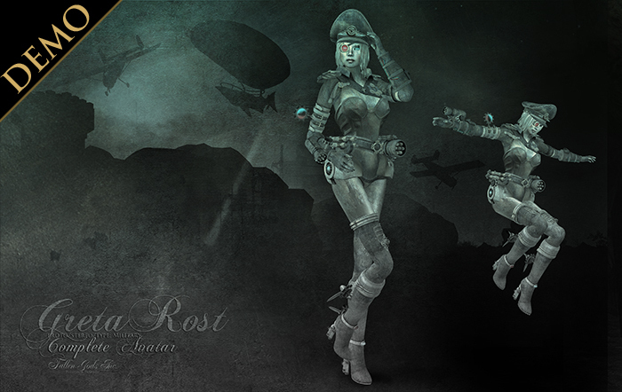 DEMO: GRETA ROST full avatar +Fallen Gods Inc.