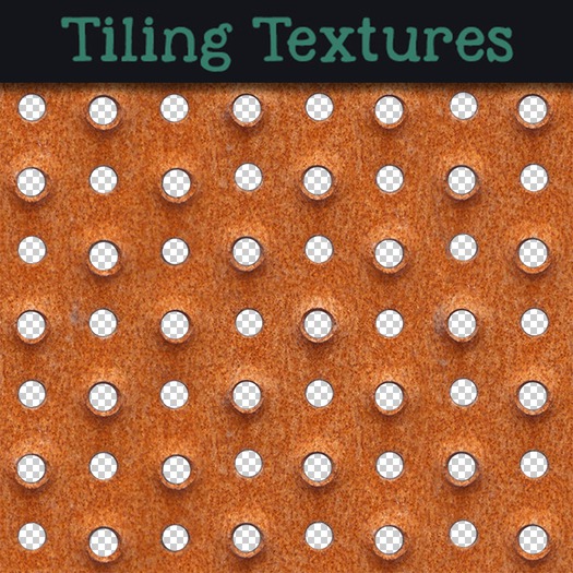 Rusty industrial perforated steel - Seamless texture