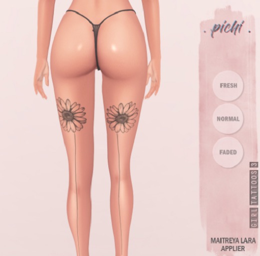 . p i c h i . girl tattoos 3 (Lara)