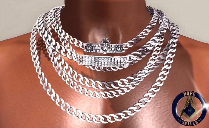 [HS] LionDiamonds Necklace[silver]