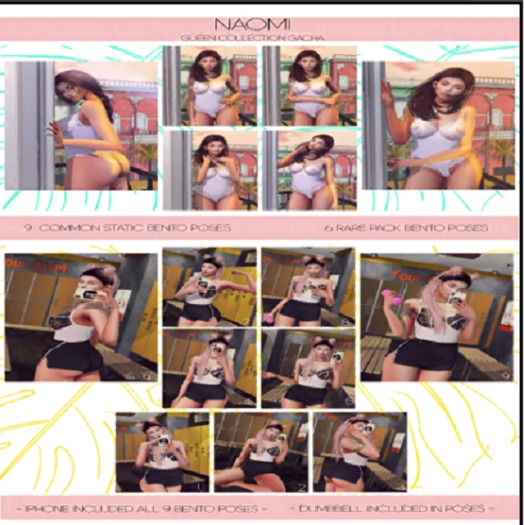 NAOMI Queen  Collection gacha pose RARE