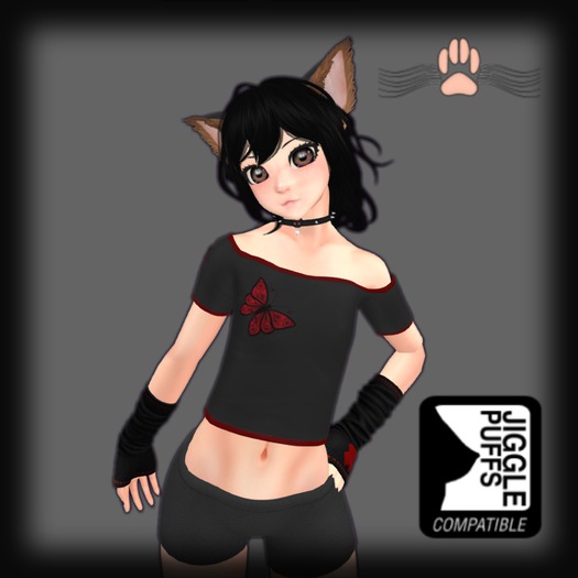 [P&C] Loose Tee (Kemono / Jiggle Puffs)