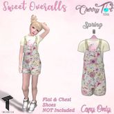 *Cherry Tot* Tweenster Spring Overalls (Wear&Click)