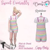 *Cherry Tot* Tweenster Rainbow Overalls (Wear&Click)
