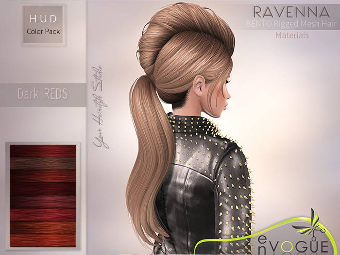 enVOGUE - HAIR Ravenna - Dark Reds