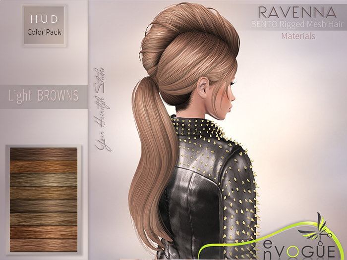 enVOGUE - HAIR Ravenna - Light Browns