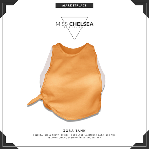 .miss chelsea. Zora Tank Yellow