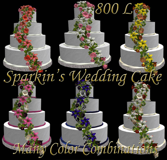 Sparklin's Wedding Cake