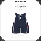 .miss chelsea. Zora Shorts Petrol