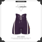 .miss chelsea. Zora Shorts Plum