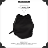 .miss chelsea. Zora Tank Black