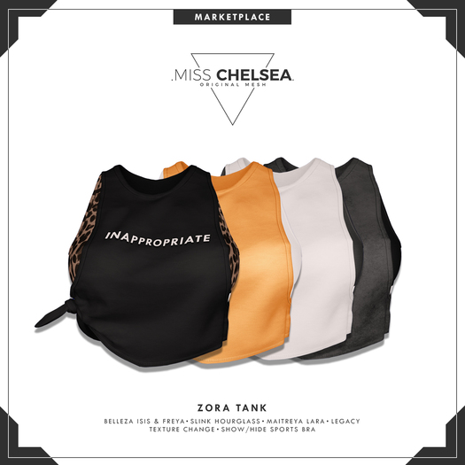 .miss chelsea. Zora Tank Colour Pack 2