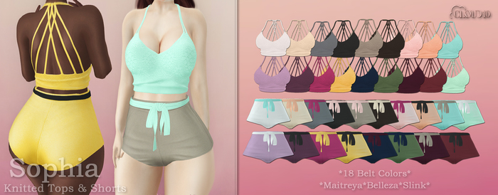 CLoUD10 - Sophia Shorts - Fatpack (BOX) ADD ME