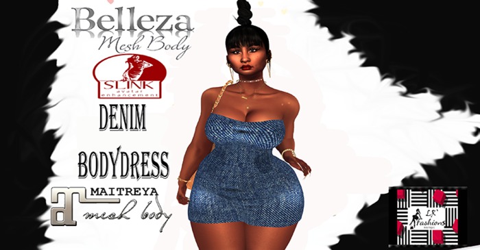 DENIM BODY DRESS