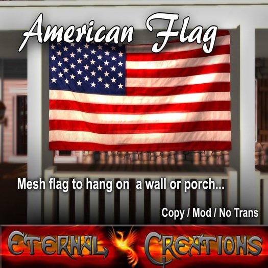 - E - C -  American Flag - (BOXED)