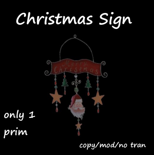 christmas sign