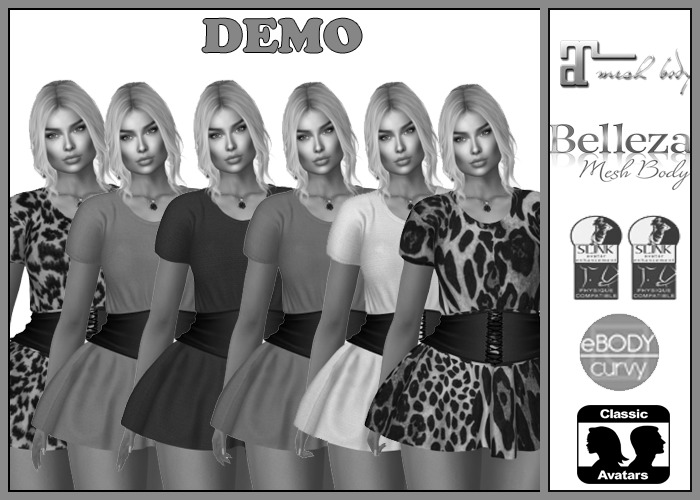 Demo / dress with black corset