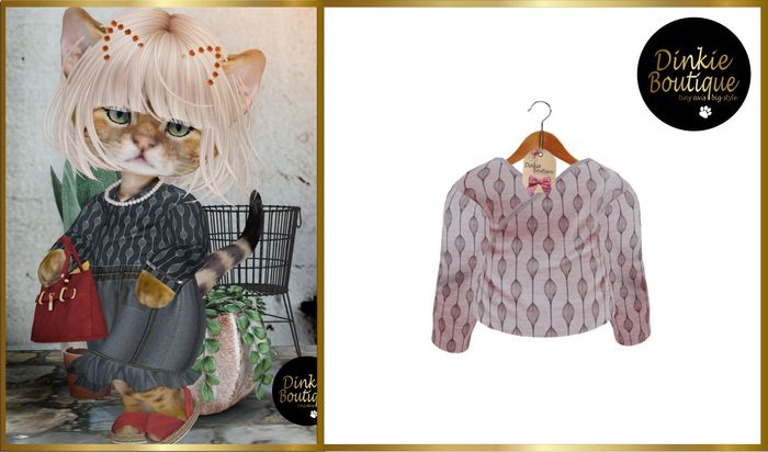 *DB* DINKIES WRAP SHIRT blush