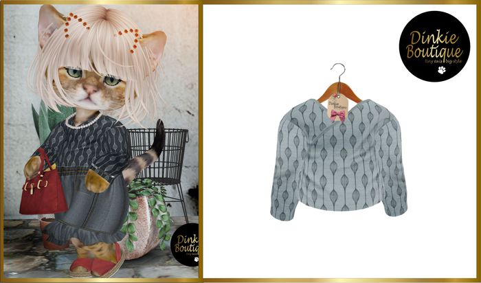 *DB* DINKIES WRAP SHIRT gray