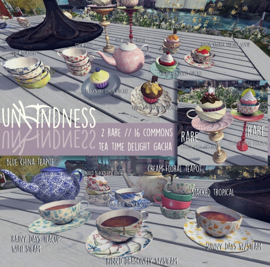 uK - Tea Time Delight Candle Lemon Strawberry RARE