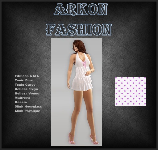 Ruffle halter dress Promo