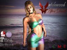 W-AD Satin Strapless Orchid Boxed