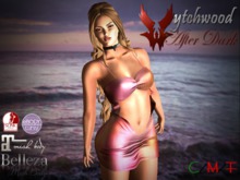 W-AD Satin Strapless Sunset